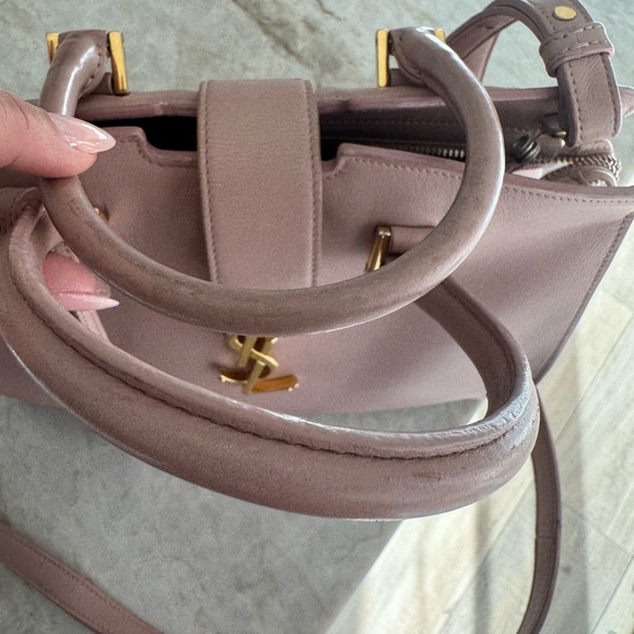 Yves Saint Laurent Pink Leather Handbag - Picture 3 of 11